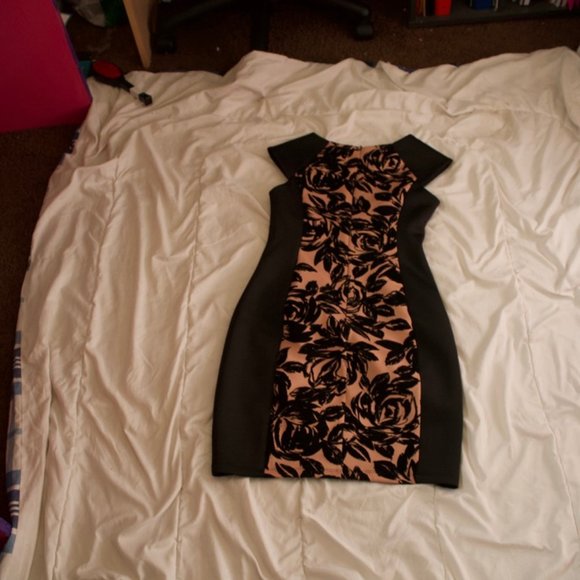Enfocus Petite Black and Pink Professional Dress - Picture 2 of 4